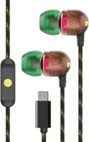Marley Smile Jamaica rasta USB-C vezetékes fülhallgató - Többszínű