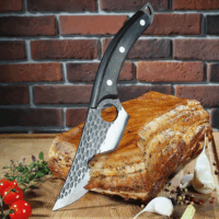 Zassenhaus 5114384 Ranger Rozsdamentes acél Séfkés bőrtokban 15 cm - Ezüst