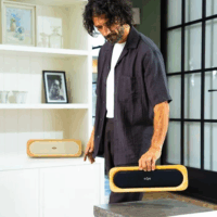 Marley Get Together 3 hordozható Bluetooth Hordozható Hangszóró 40W - Fekete/Natúr fa