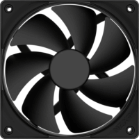 NZXT F120P 120x120x25 PWM Rendszerhűtő ventilátor - Fekete