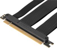 SilverStone SST-RC05-220 PCIe 4.0 x16 Riser kábel 22 cm - Fekete