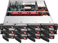 SilverStone SST-RM22-312 2U Rack Szerver Ház (43 x 8,85 x 66 cm) - Fekete/Ezüst