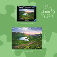 Ravensburger Deutschland Collection - Allgäu Mountain Lake 1000 darabos puzzle