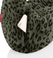 Reisenthel Moonbag teddy Bevásárlótáska 48 x 33 x 14 cm - Zöld /Leopárdmintás