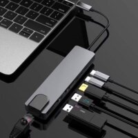 Gembird A-CM-COMBO5-06 Univerzális 6-in-1 USB-C Multiport Adapter Dokkoló