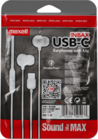 Maxell IN-BAX USB-C Fülhallgató - Fehér