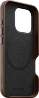 Nomad iPhone 16 Pro Magsafe Kompatibilis Bőrtok - Barna