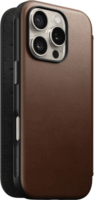 Nomad Modern iPhone 16 Pro Magsafe Kompatibilis Flip Tok - Barna