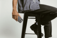 Nomad Modern iPhone 16 Pro Max Magsafe Kompatibilis Bőrtok - Fekete