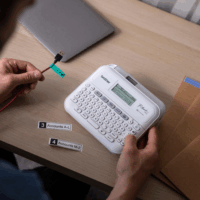 Brother P-Touch PT-D410 Fekete / Fehér Bluetooth Címkenyomtató - Fehér