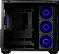 Cooler Master Elite 681 Midi Torony Számítógépház + 4db 120mm ventilátor - Fekete