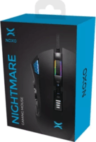 NOXO Nightmare vezetékes RGB Gaming egér - Fekete