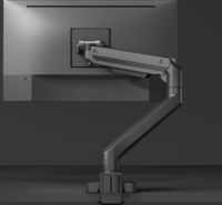 SilverStone SST-ARM14B 17" - 49" Monitor asztali tartó állvány - Fekete