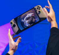 MSI Claw 8 AI+ A2VM-015 Hordozható játékkonzol - Bézs/Fekete