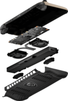 MSI Claw 8 AI+ A2VM-015 Hordozható játékkonzol - Bézs/Fekete