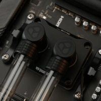 Thermal Grizzly TG-DM-FIT-0008 DeltaMate Extender G1/4" apa - G1/4" anya MF28 Toldócsatlakozó - Fekete