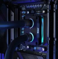 Thermal Grizzly TG-DM-FIT-0008 DeltaMate Extender G1/4" apa - G1/4" anya MF28 Toldócsatlakozó - Fekete