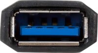OWC USB 3.2 Gen 1 USB-C apa - USB-A anya Átalakító Adapter 0.13m - Fekete