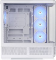 Thermaltake View 370 TG ARGB Midi Torony Számtógépház + 4db 120mm ventilátor - Fehér