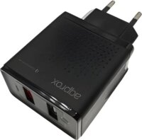 Approx APPUSBWALLQC 2x USB-A QC 3.0 Hálózati Töltő 18W - Fekete