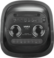 Vivax BS-820 Bluetooth Karaoke RGB Party Hanszóró Mikrofonnal 80W - Fekete