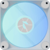 APNX FP1-R 120-3 Pack reversed PWM 120mm Rendszerhűtő ventilátor 3db - Fehér