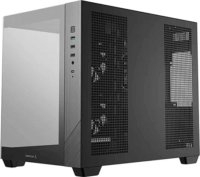 DeepCool CG330 3F Mini torony Számítógépház + 3db 120mm ventilátor - Fekete