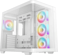 DeepCool CG530U 4F Midi torony Számítógépház + 4db 120mm ventilátor - Fehér