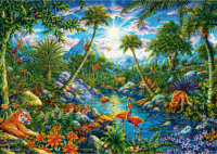 Schmidt Spiele 58611 Michael Fishel Paradicsomsziget 1000 darabos puzzle