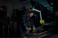 Ryobi ONE+ R18ALF-0 Akkus Összecsukható Kézi LED Munkalámpa 850 lumen 18V - Szürke/Zöld (Akku és töltő nélkül)