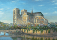 Schmidt Spiele 58796 Thomas Kinkade Studios Notre Dame 1000 darabos puzzle