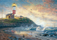Schmidt Spiele 58797 Thomas Kinkade Studios A remény világítótornya 1000 darabos puzzle