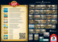 Schmidt Spiele 57529 Thomas Kinkade Studios Mikulás csendes éjszakája 1000 darabos puzzle