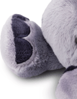 Nici Szürke Elefánt mágneses szívvel plüssfigura 32cm