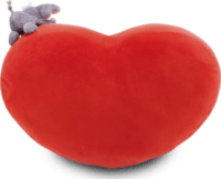 Nici Szív formapárna elefánt plüssfigurával 42 cm