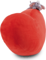 Nici Szív formapárna elefánt plüssfigurával 42 cm