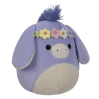 Squishmallows Milada a virágkoronás csacsi plüssfigura 20cm