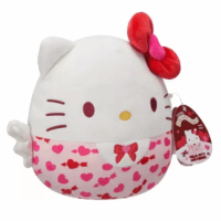 Squishmallows Hello Kitty szívecskés plüssfigura 20 cm