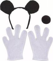 Widmann Egér fülek orr és kesztyű jelmez kiegészítő 3-10 éves gyerekeknek