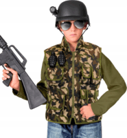 Widmann Katonai taktikai mellény jelmez kiegészítő 12-13 éves gyerekeknek