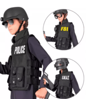 Widmann Taktikai mellény jelmez kiegészítő 3 féle kitűzővel 9-10 éves gyerekeknek