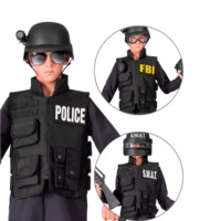 Widmann Taktikai mellény jelmez kiegészítő 3 féle kitűzővel 9-10 éves gyerekeknek