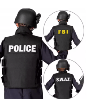 Widmann Taktikai mellény jelmez kiegészítő 3 féle kitűzővel 9-10 éves gyerekeknek