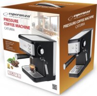 Esperanza EKC011 Caturra Eszpresszó kávéfőző 850 Watt - Fekete / Ezüst