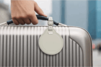 Satechi ST-LFALTW FindAll Okos nyomkövető Poggyászcímke Vegán bőr borítással - Bézs