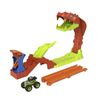 Mattel JJN44 Hot Wheels Monster Trucks Kígyómarás pályaszett 89cm