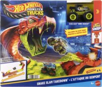 Mattel JJN44 Hot Wheels Monster Trucks Kígyómarás pályaszett 89cm