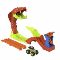 Mattel JJN44 Hot Wheels Monster Trucks Kígyómarás pályaszett 89cm
