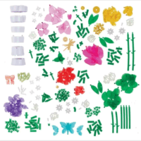 RoseArt Készítsd magad 445 darabos 3D-s virágcsokor - kristályokkal