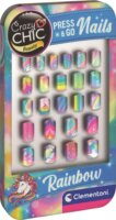 Clementoni Crazy Chic 24 darabos műköröm készlet - Szivárvány